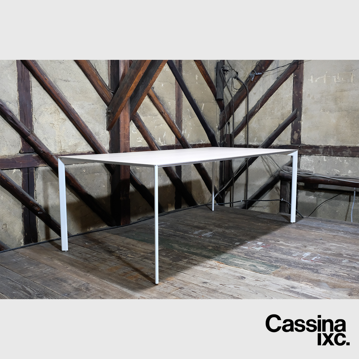 ▽展示超美品△Cassina IXC./カッシーナイクスシー/RITMO/リトモ テーブル/オークメラミン/35万　検/アルフレックスB&Bフロスvitra.