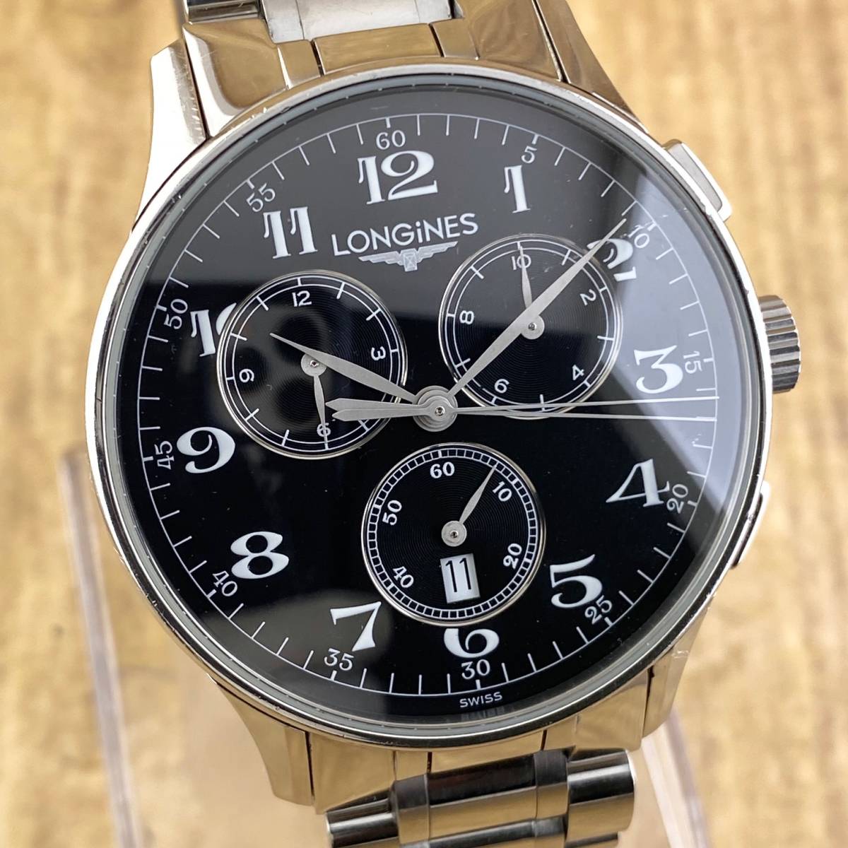 1円〜】LONGINES ロンジン メンズ 腕時計 L2.649.4 クロノグラフ 