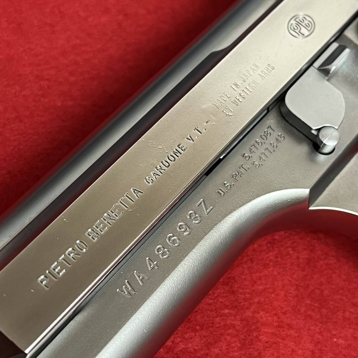 ☆WA ベレッタ M92FSアイノックスR ☆作動快調 現状ガス漏れ無/INOX☆