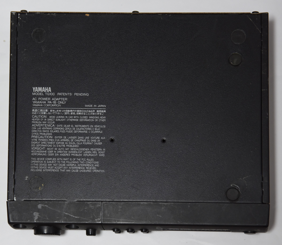 YAMAHA TG100 トーンジェネレーター MIDI音源 プリセット音色+ドラム64