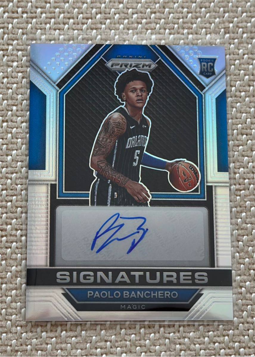 Paolo Banchero Rookie Auto Prizm 22-23 Signatures Silver バンケロ 