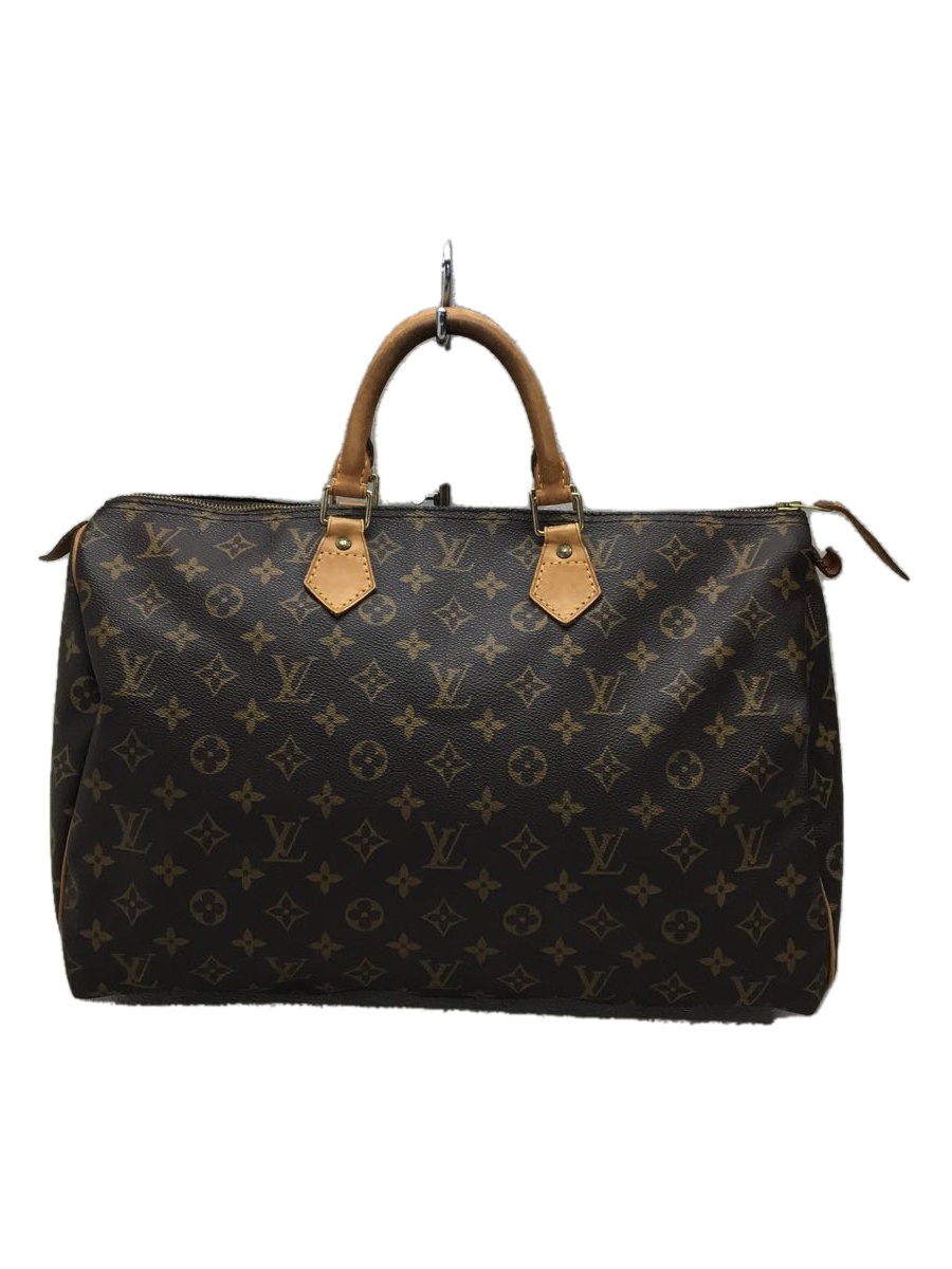 LOUIS VUITTON◆スピーディ40_モノグラム_BRW/PVC/BRW/M41522
