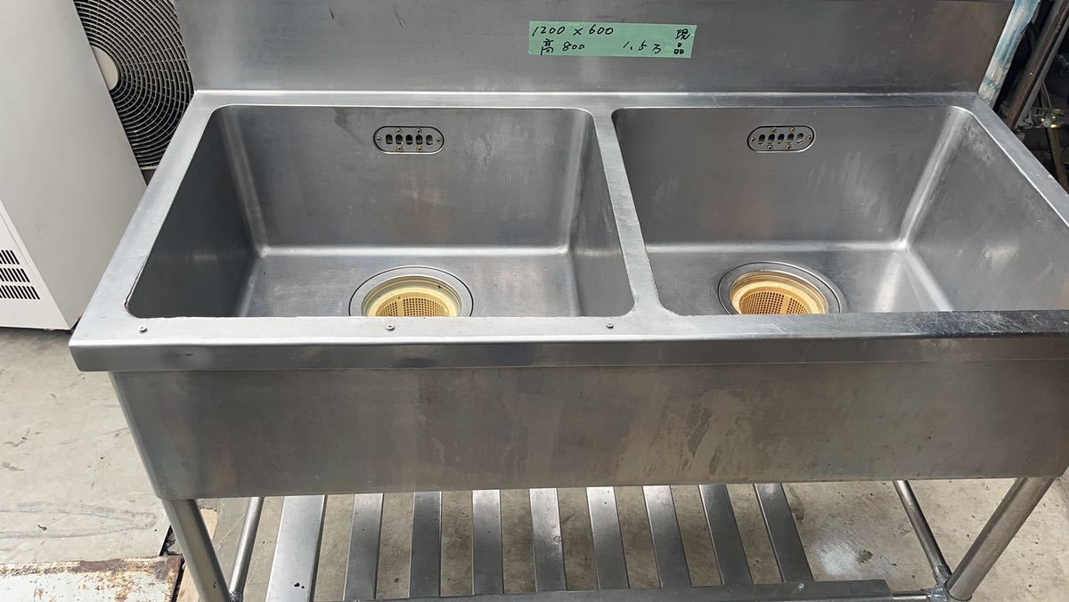 超激得，限定セール ステンレス水槽 2槽シンク 流し台 業務用(流し台、シンク)｜売買されたオークション情報、yahooの商品情報をアーカイブ公開 - オークファン 流し台、シンク