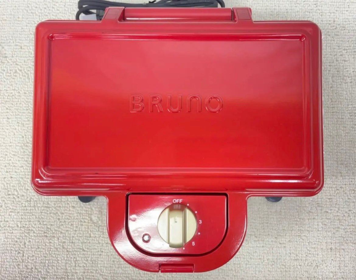 と515 美品中古 BRUNO ブルーノ コラボ ホットサンドメーカー ダブル