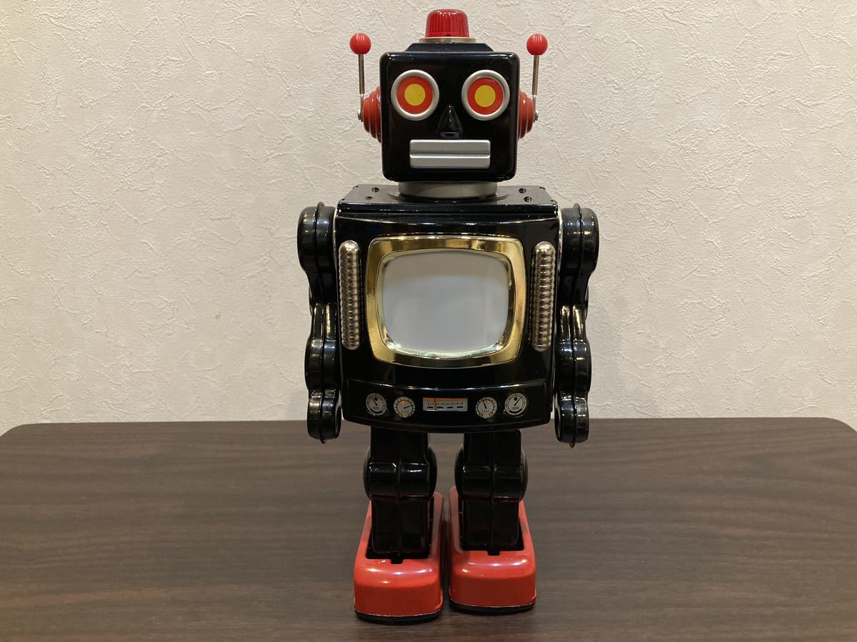 メタルハウス テレビロボット ブリキ 箱付き(ロボット)｜売買された