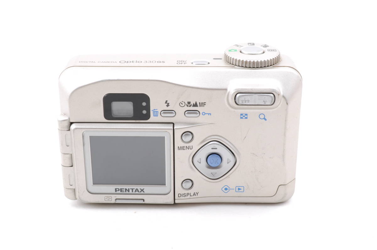 【動作品】PENTAX Optio 330GS デジカメ　単三電池　自撮り 動作品】PENTAX Optio 330GS デジカメ 単三電池 自撮り 【公式通販】