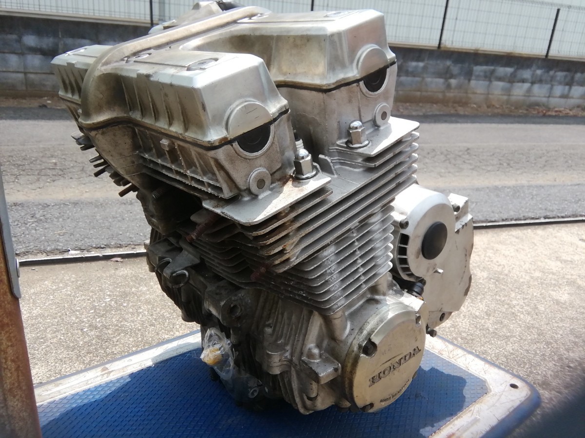 RC42まつり! CB750 RC42 中古エンジン RC17E OH済セルモーター スペアとして入手後未使用 他にもRC42関係出品中! ジャンク扱NCNRで　