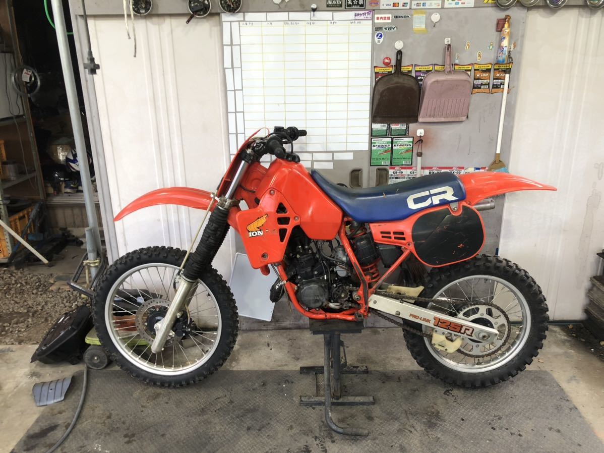 CR125Rホンダ エンジン始動確認済みレストアベース 外装綺麗 