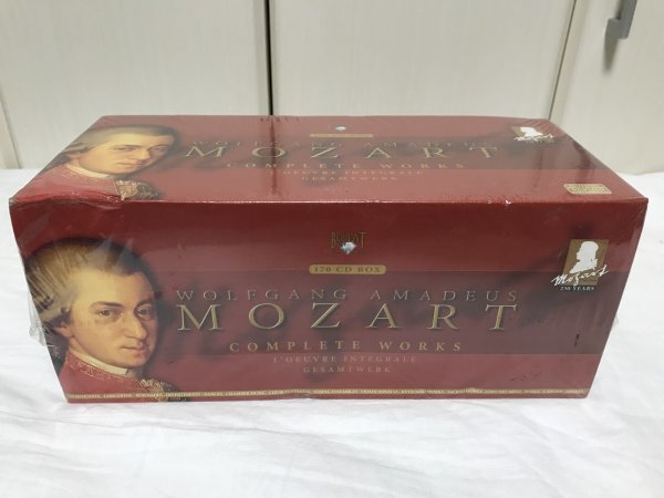 E586 未開封品 WOLFGANG AMADEUS Mozart: Complete Works 170 CD BOX