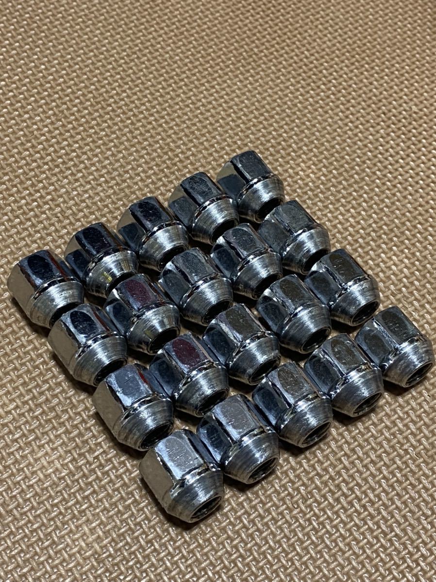 ☆納得！美品！☆ BBS ナット　M12 P1.5 20個セット　送料を着払いにしたので大幅に値下げいたしました。 BBS ホイールナット M12×P1.5 即納 ブラック 送料を着払い
