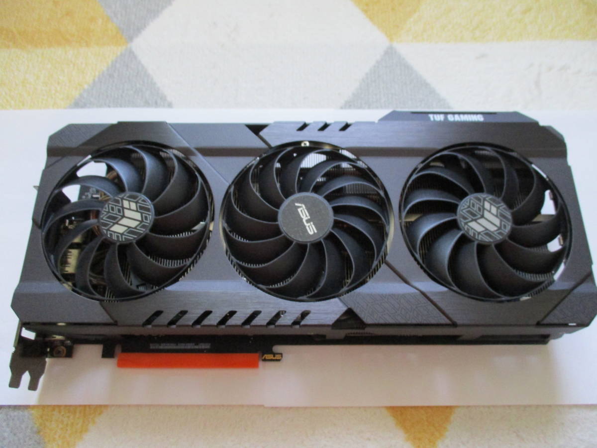 【美品】ASUSTek AMD Radeon RX6700XT 搭載 トリプルファンモデル 12GB TUF-RX6700XT-O12G-GAMING