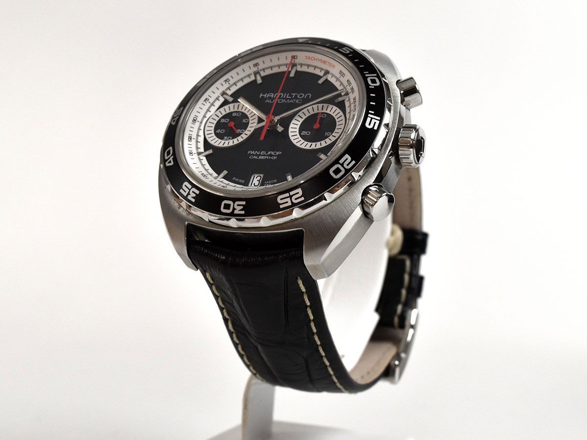 150369☆美品 動作確認済 HAMILTON ハミルトン パンユーロ 腕時計 自動 