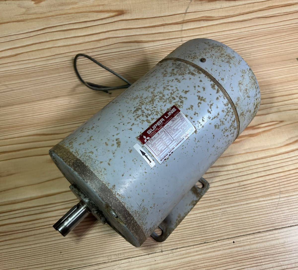 P625-6 三菱MITSUBISHI SUPER LINE 100V モーター 0.75kW 4P SCL-KR 