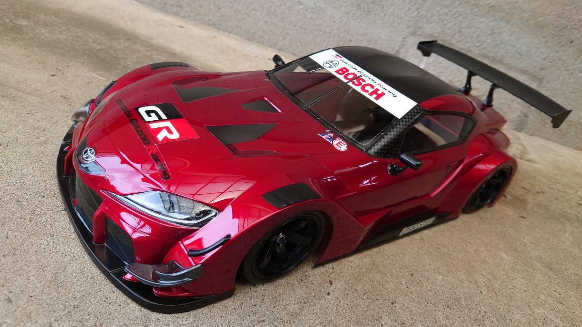 ☆希少☆ 1/10 RCボディ タミヤ au TOM'S GRスープラ GT500 新品未使用