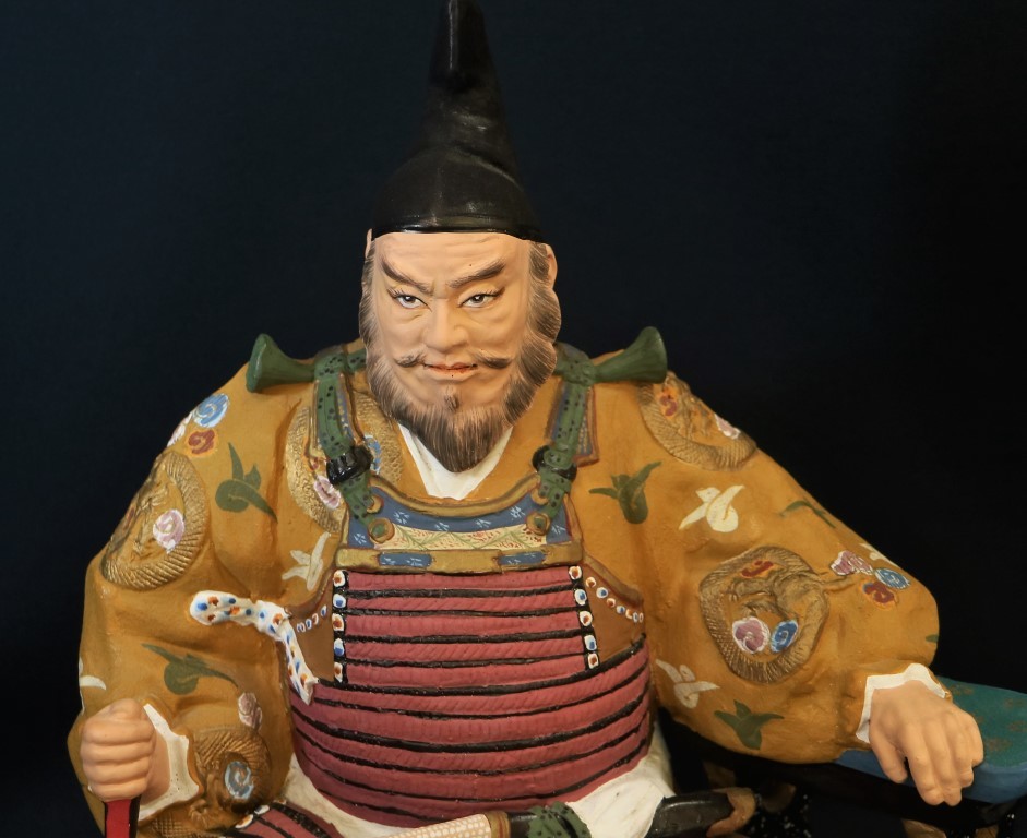 伝統工芸士 平野善次郎 博多人形 武将 箱なし(日本人形)｜売買された