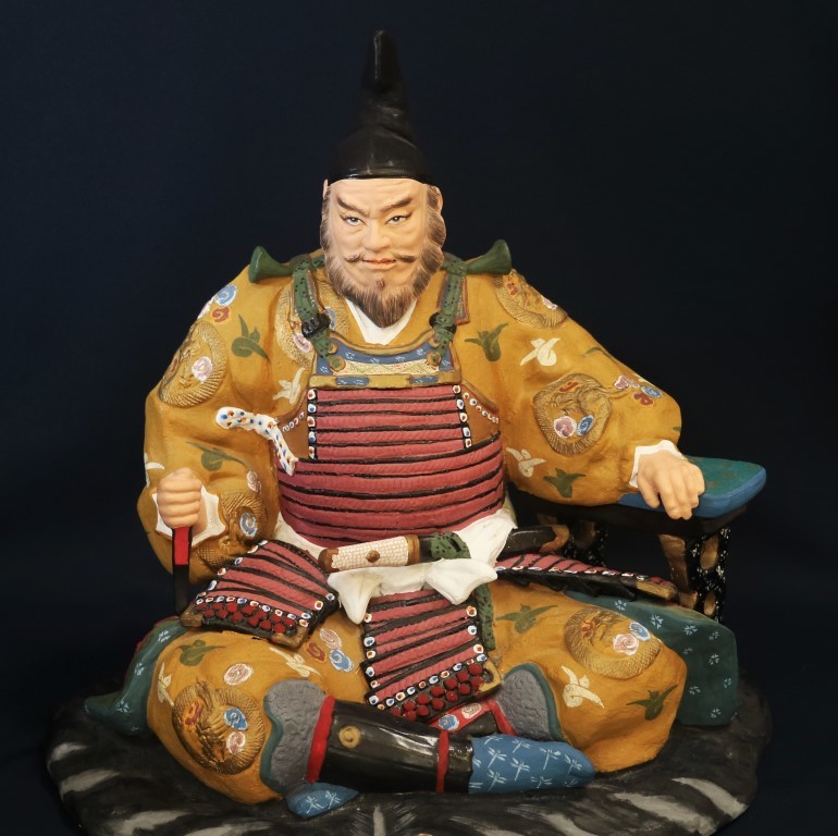 伝統工芸士 平野善次郎 博多人形 武将 箱なし(日本人形)｜売買された