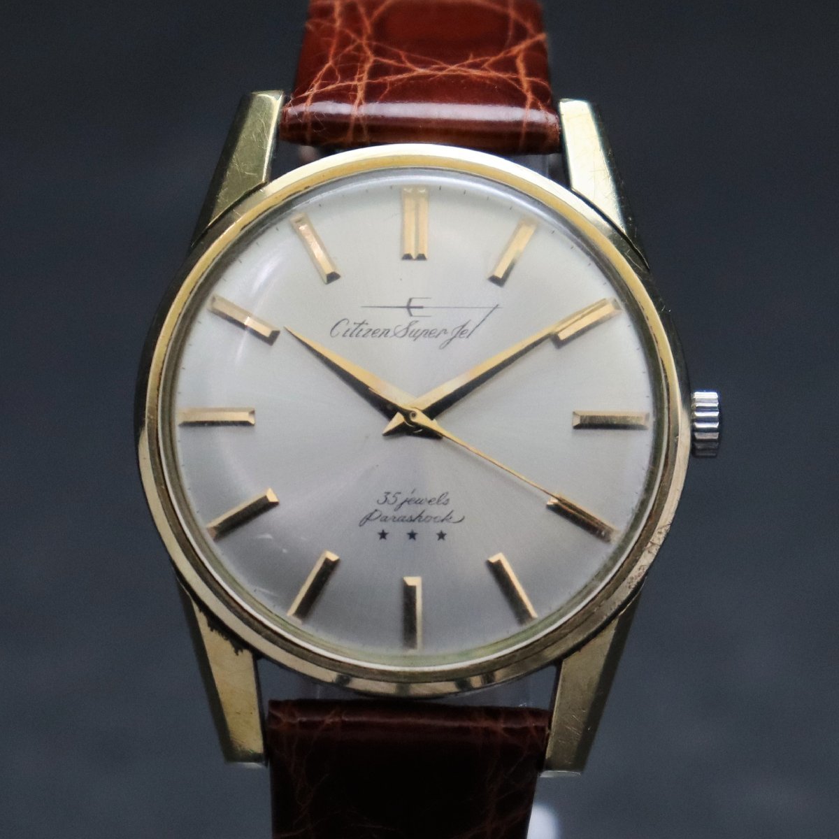 希少 Citizen シチズン スーパージェット JT51507081 自動巻 35石 