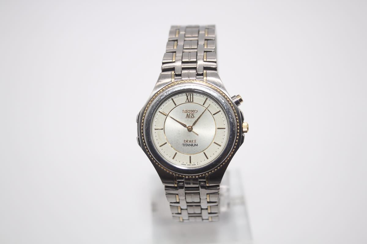 SEIKO セイコー 腕時計 AGS メンズ DOLCE TITANIUM 稼働中 さ行