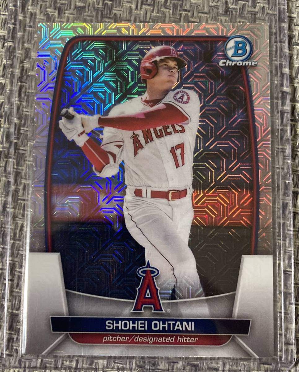 ANGELS 大谷翔平BOWMAN 30th printsign CARD topps bowman chrome mega 2023 大谷翔平 リフラクターカード