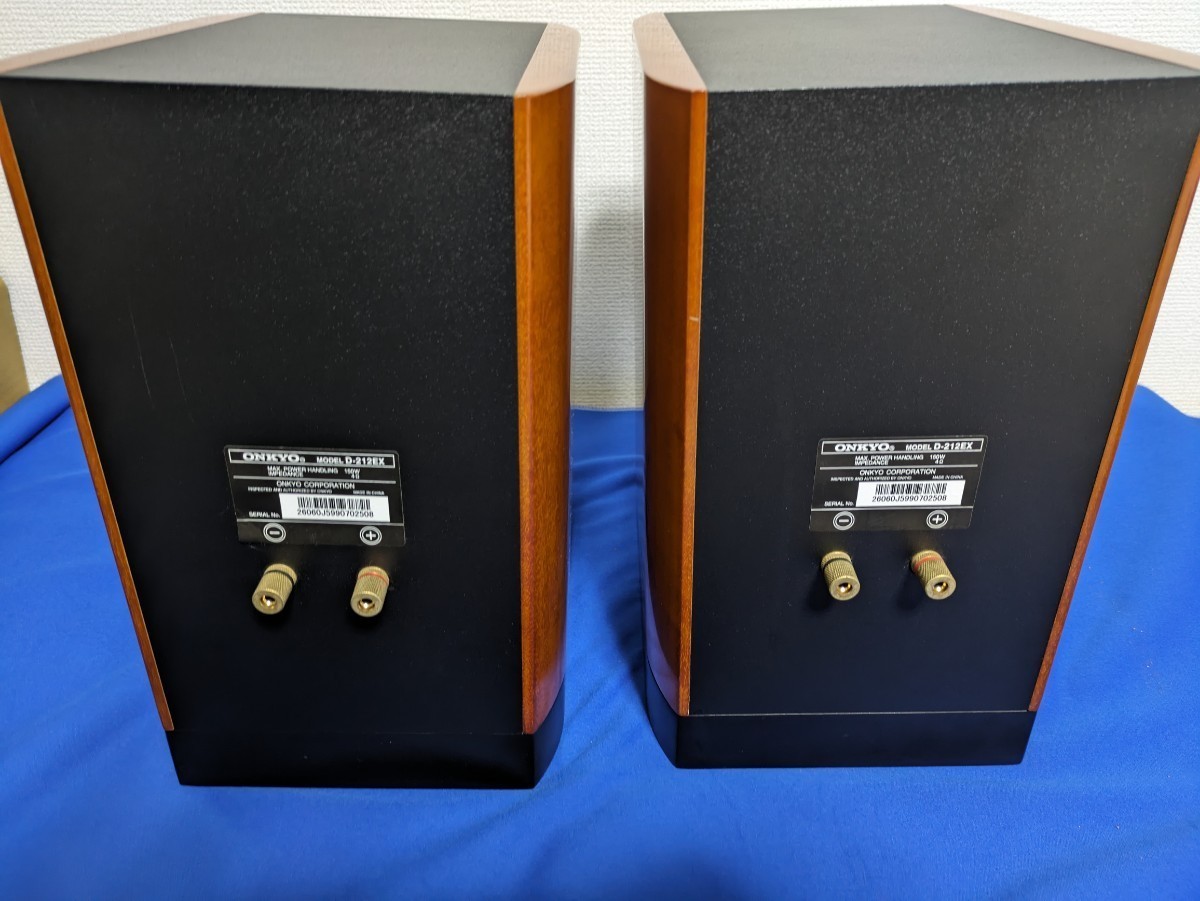ONKYO オンキョー D-212EX 2ウェイ スピーカーシステム ペア