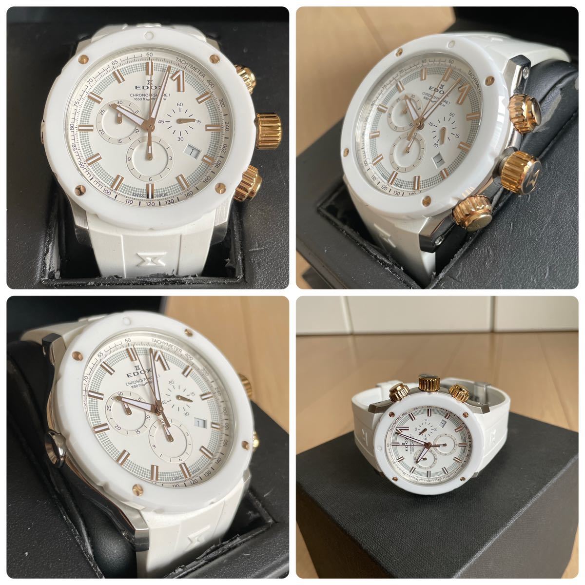 お値引き交渉歓迎 EDOX エドックス クロノオフショア1 10221-357RB3 