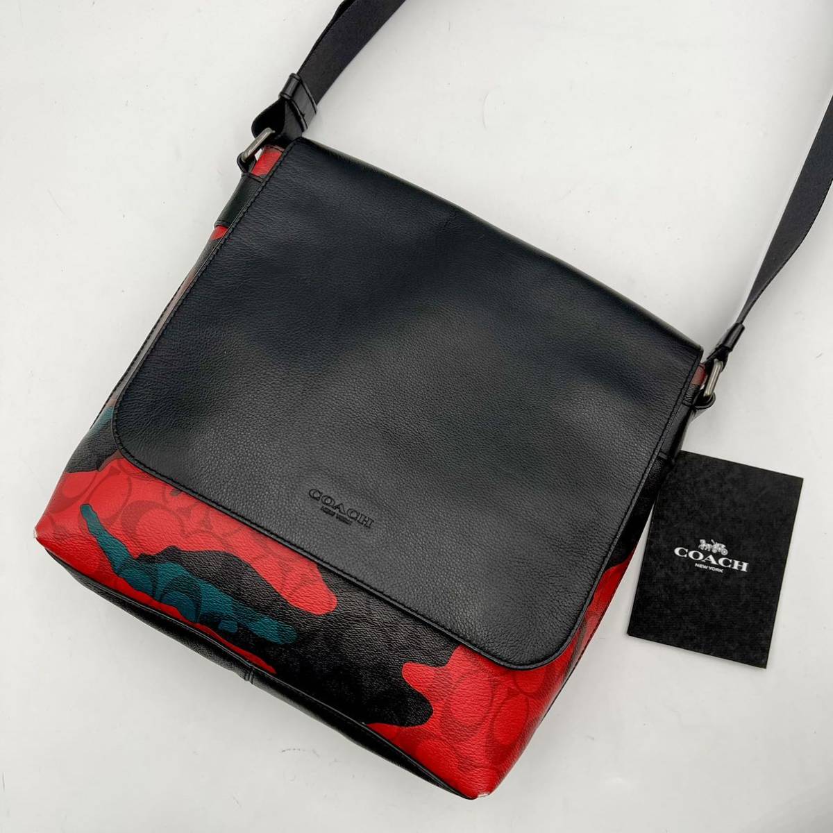 1円〜【入手困難品】定価15万円 コーチ COACH ショルダーバッグ 