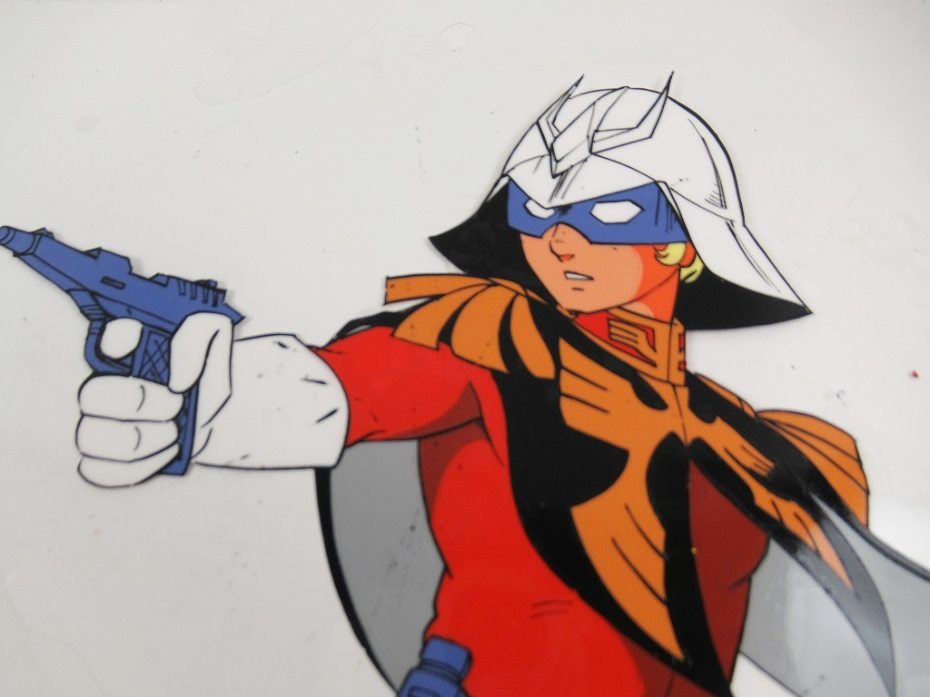 A60 セル画 機動戦士ガンダム シャア アズナブル アニメ セル画 サイズ 