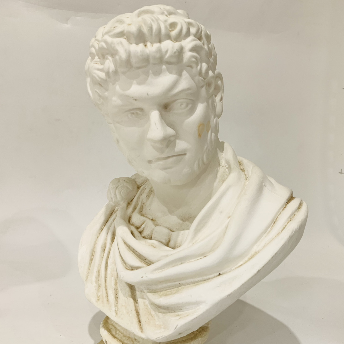 I_76】石膏像 胸像 美術 デッサン オブジェ インテリア 高さ34cm