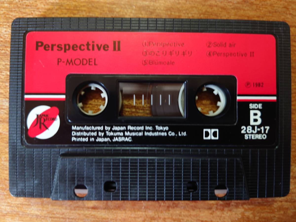 P-MODEL P-モデル&frasl;パースペクティヴⅡ□1982年&frasl;カセット・テープ&frasl;紙