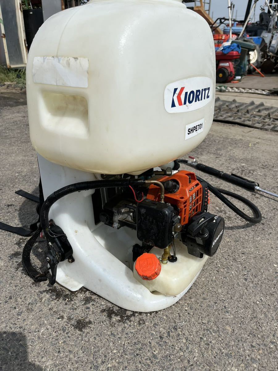 背負い動噴 15L 背負い式動力噴霧機 共立 SHPE701 動作確認済 実働品 