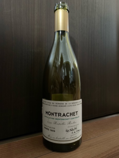 ◇入手困難レア空瓶◇DRC◇MONTRACHET【1999】◇モンラッシェ