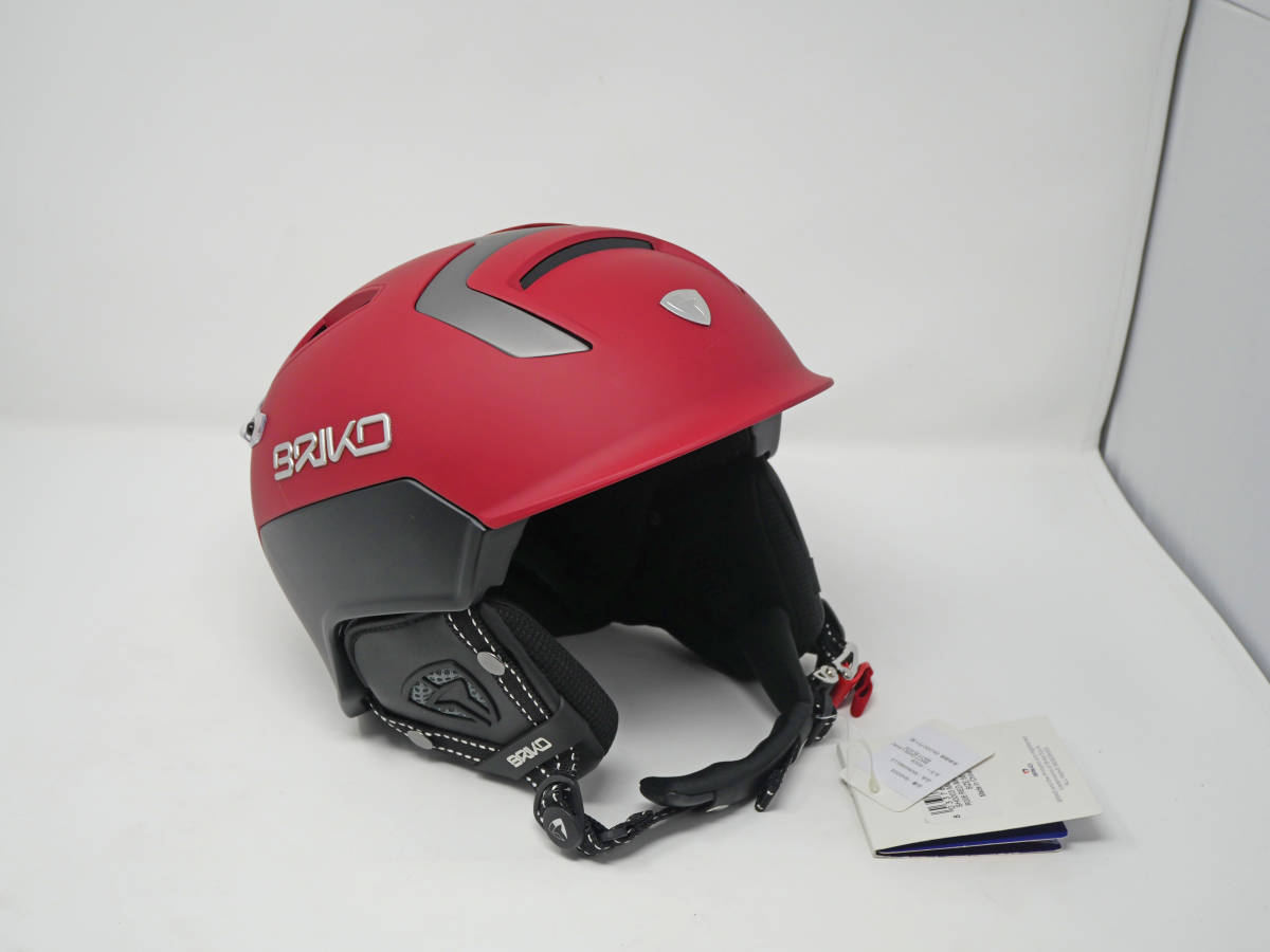 ブリコ スキー ヘルメット ダークレッド 58cm BRIKO MONGIBELLO MATT