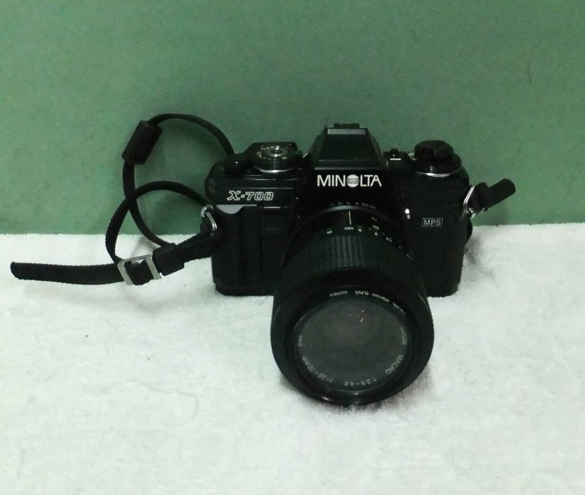 MINOLTA X-700 MPS 50mm 1:1.7 フィルムカメラ作動