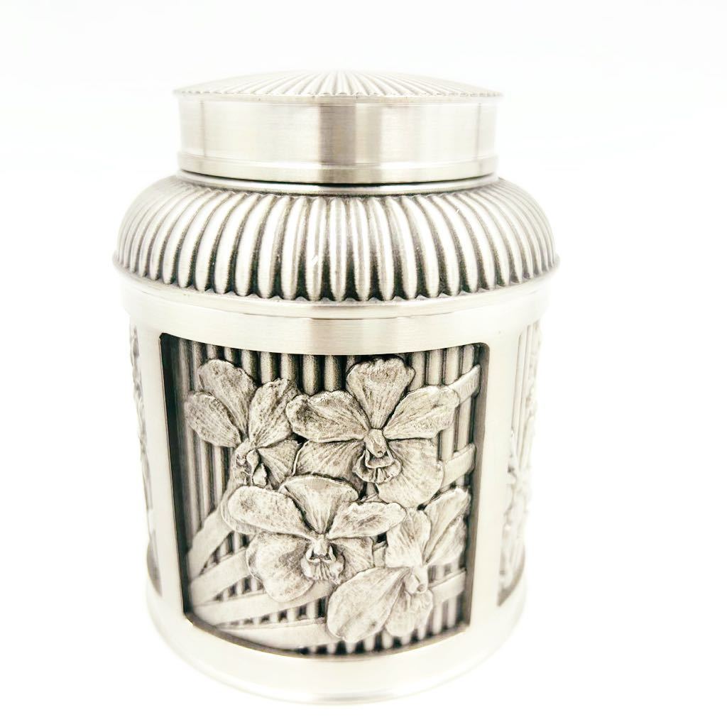 M06091 茶筒 ROYAL SELANGOR PEWTER ロイヤルセランゴール 錫製