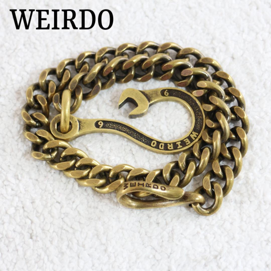 完売 WEIARD ウィアード スパナ ウォレットチェーン 真鍮 ルード 喜平