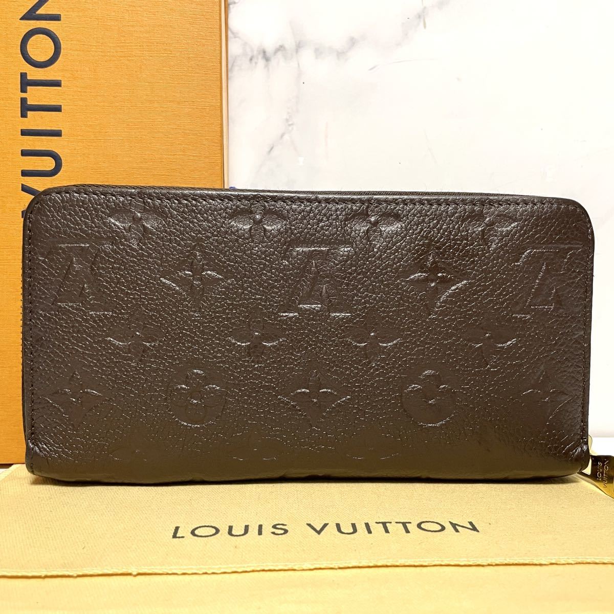 極 LOUIS VUITTON ルイヴィトン モノグラム アンプラントジッピー 
