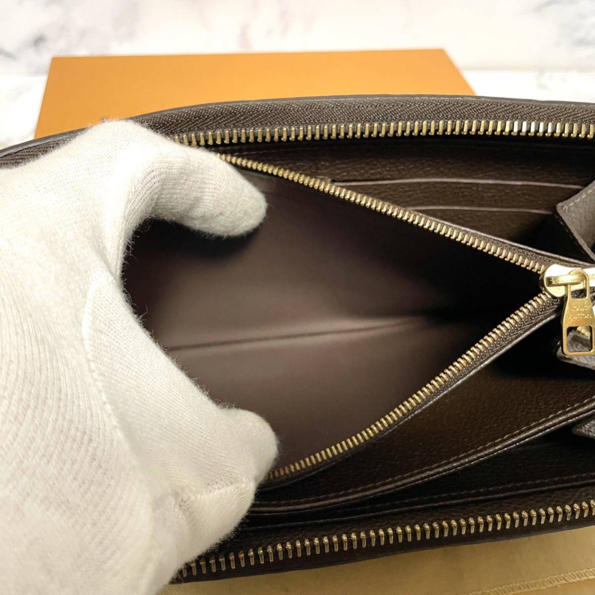 極 LOUIS VUITTON ルイヴィトン モノグラム アンプラントジッピー 