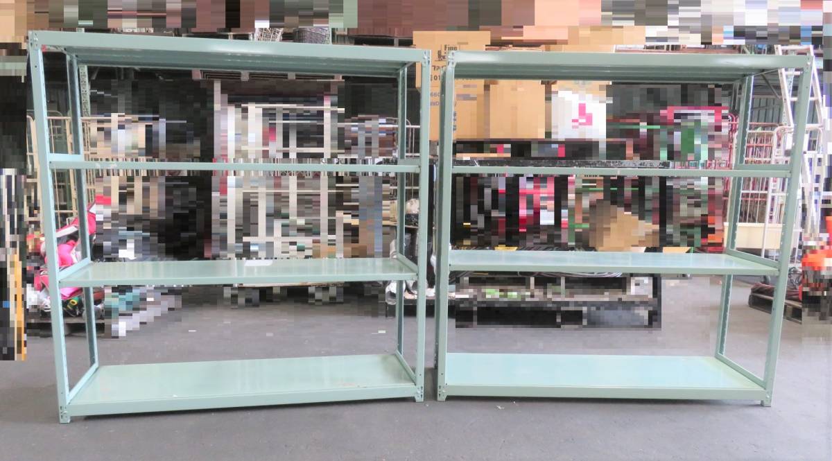 引き取り限定　スチールラック（2） I-725）来店・引き取り限定☆スチールラック2台☆スチール棚・収納棚