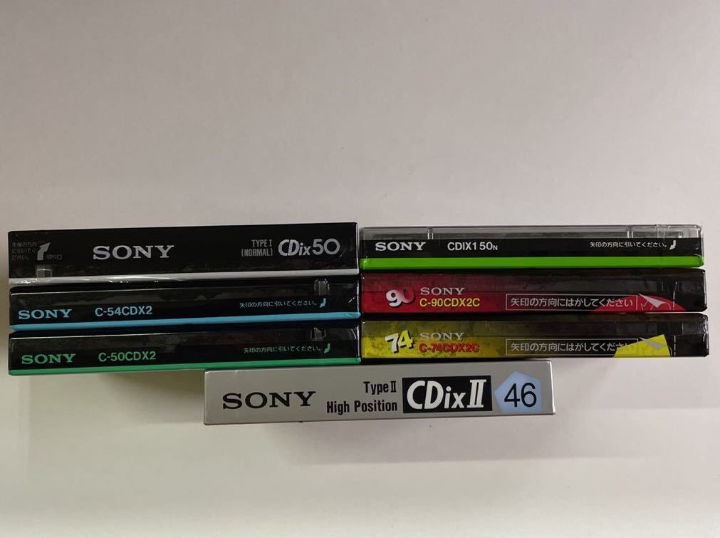 SONY CDixハイポジ ・ノーマルカセットテープ全7巻セット(記録媒体