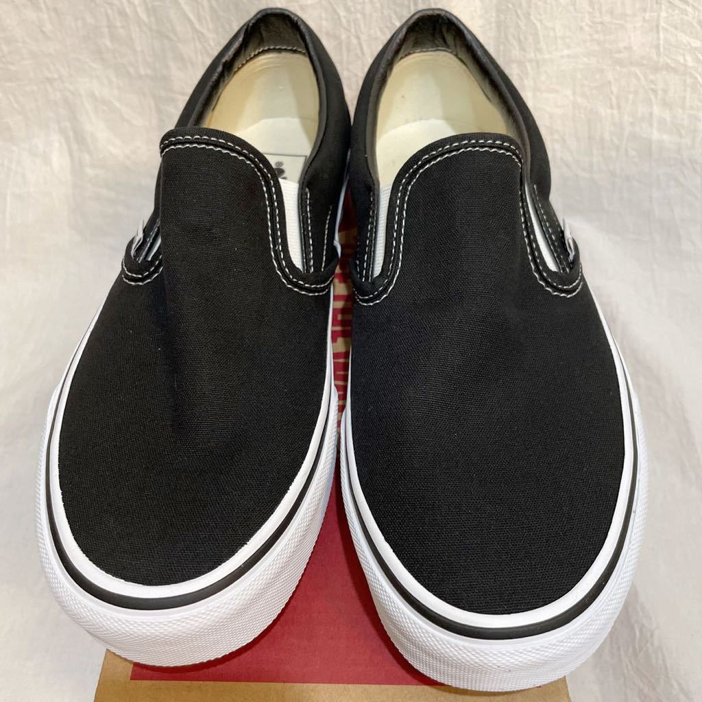 VANS バンズ スリッポン サイズ26.5cm ブラック キャンバス ローカット SLIP−ON