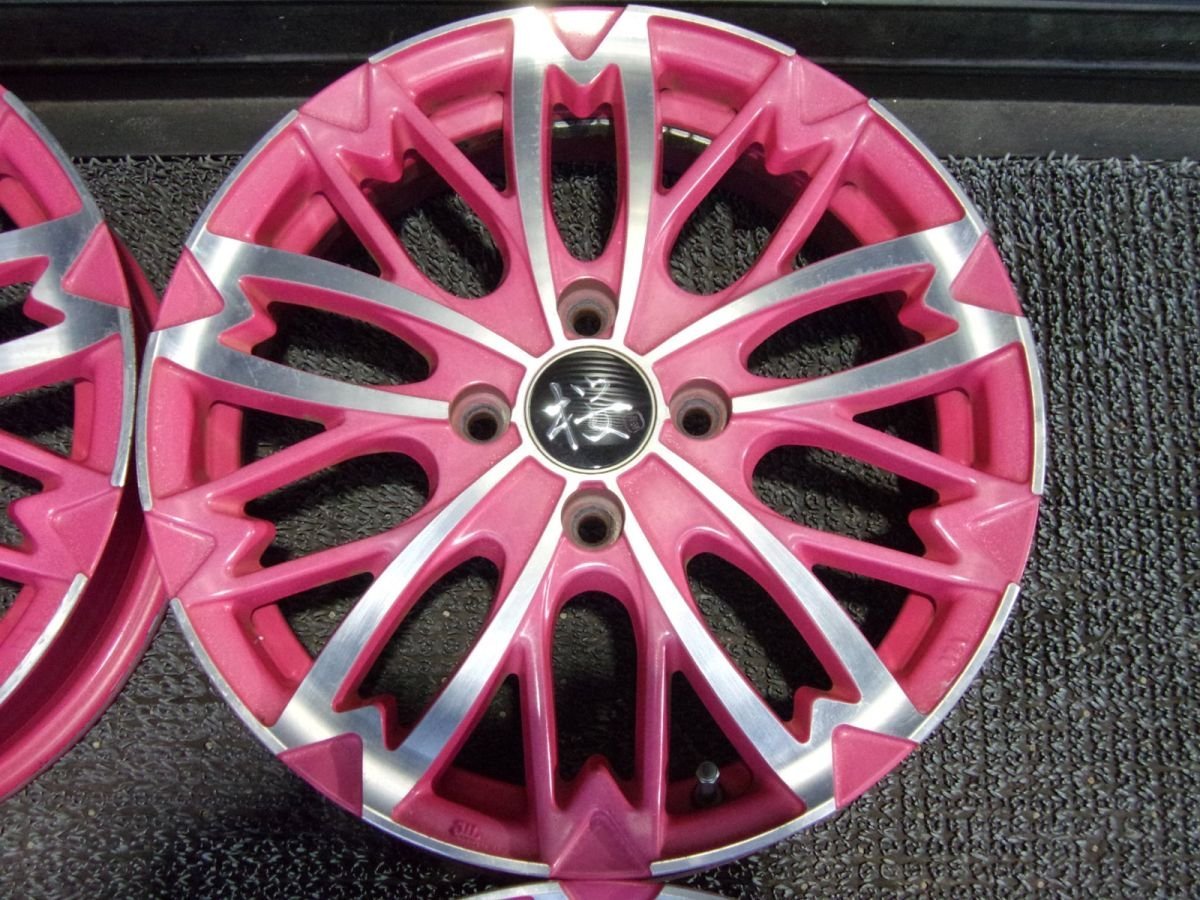 ☆即納!激安!☆和道 桜 さくら 5分咲 15インチホイール 5J+45 4穴