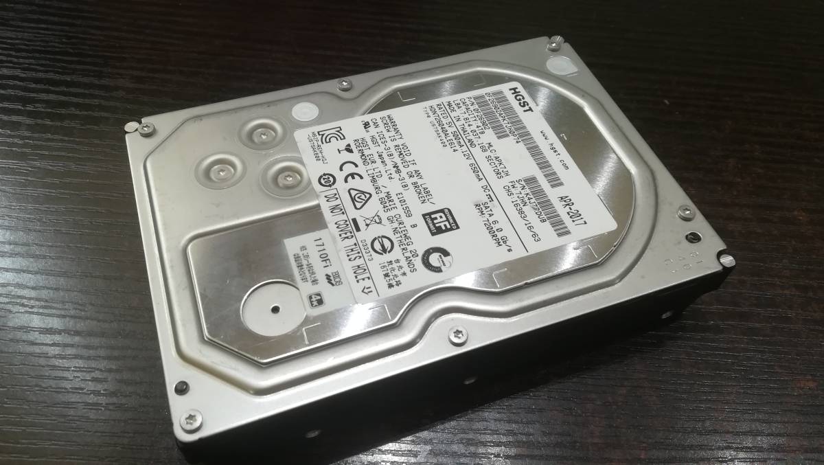 HGST 中古ハードディスク 3.5インチ内蔵 HGST HUS726040ALA610 SATA 