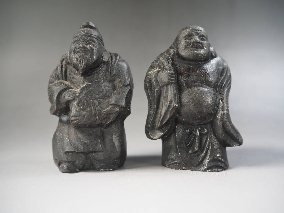 香山 七福神 鋳銅製 置物 共箱 香炉 【公式通販】