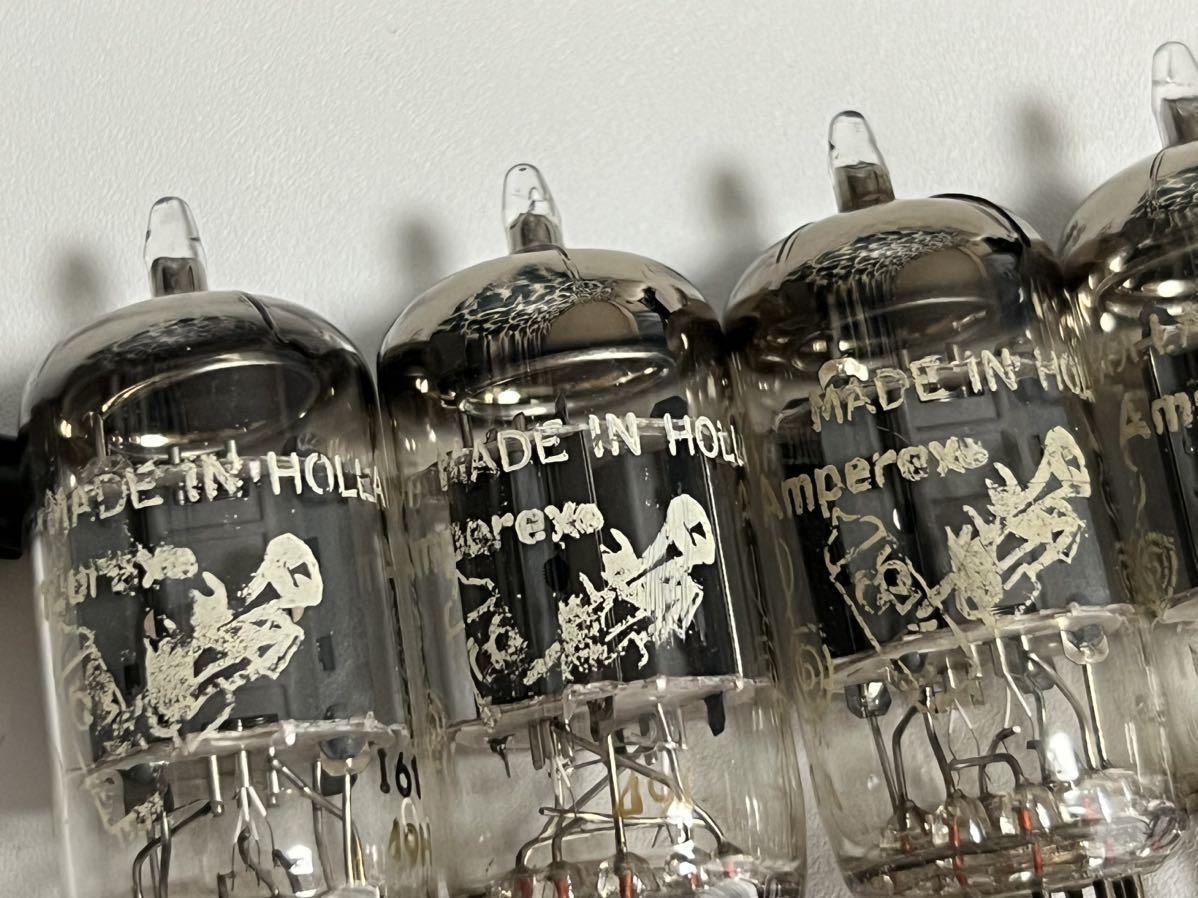 ECC83 AMPEREX BUGLE BOY 笛吹童子 4本 12AX7にて試験済み 真空管