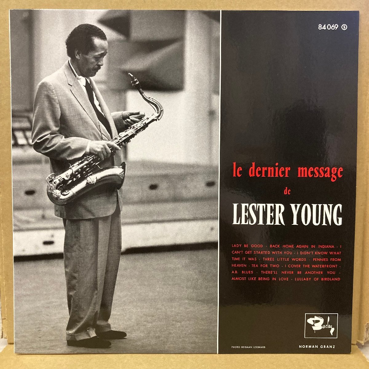 LESTER YOUNG /LE DERNIER MESSAGE DE LESTER YOUNG /SR02 /フランス