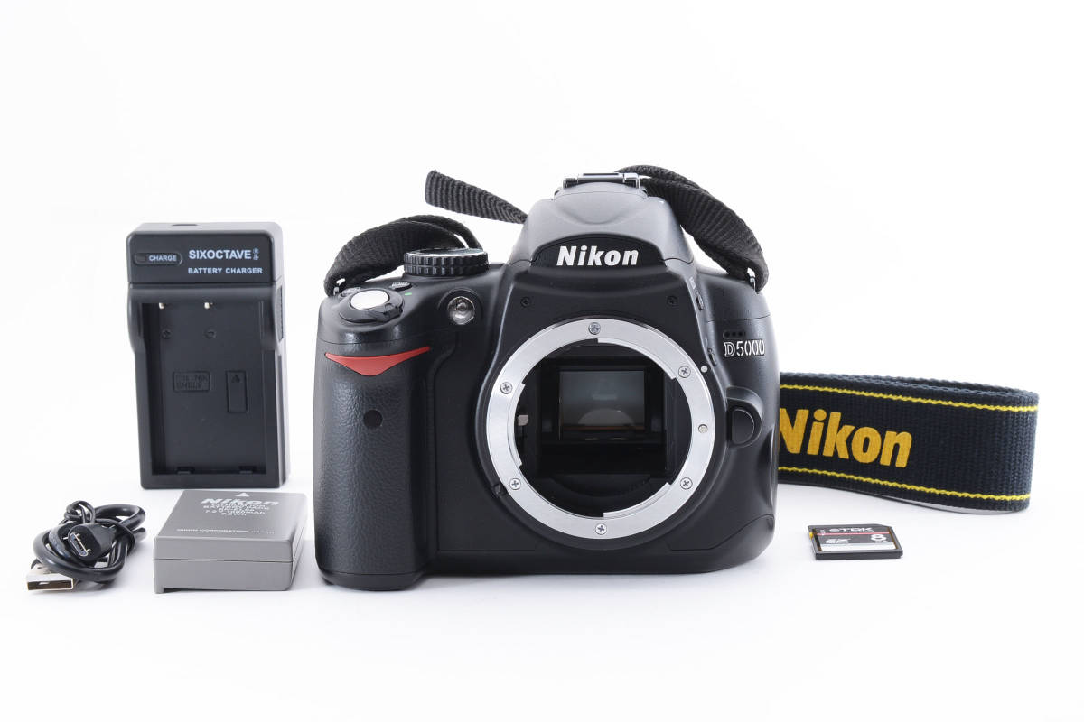 ☆極上美品/シャッター数11223回☆ Nikon ニコン D5000 ボディ #5346