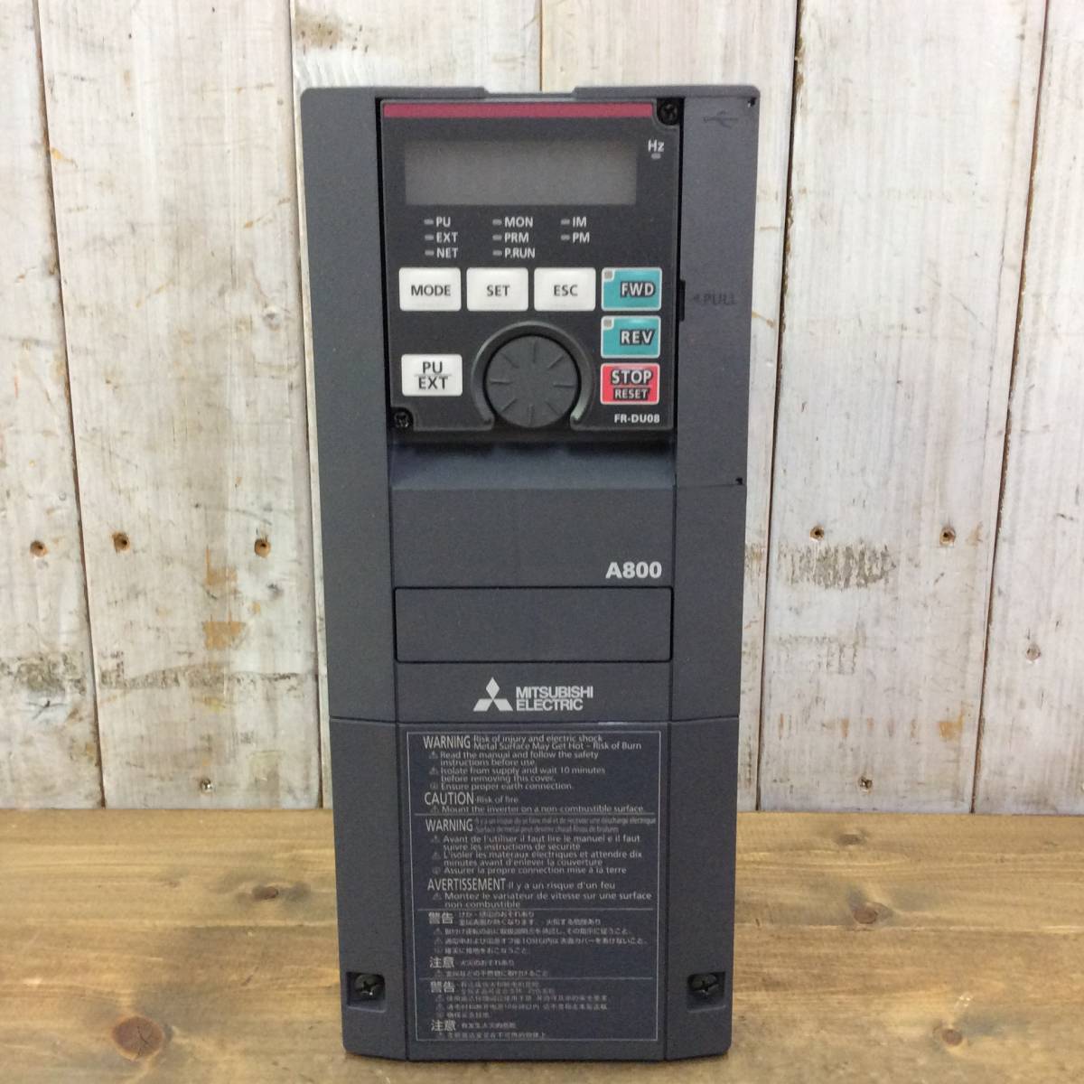 AH-00840】中古品 MITSUBISHI 三菱電機 インバータ FR-A820-0.4K-1 FR 