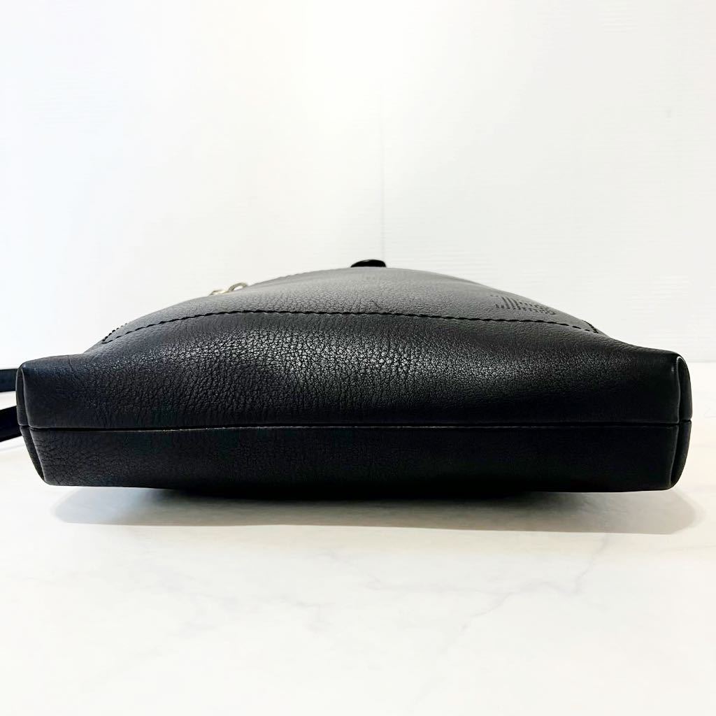 極美品 バリー 近年モデル シボ革 トレインスポッティング メンズ