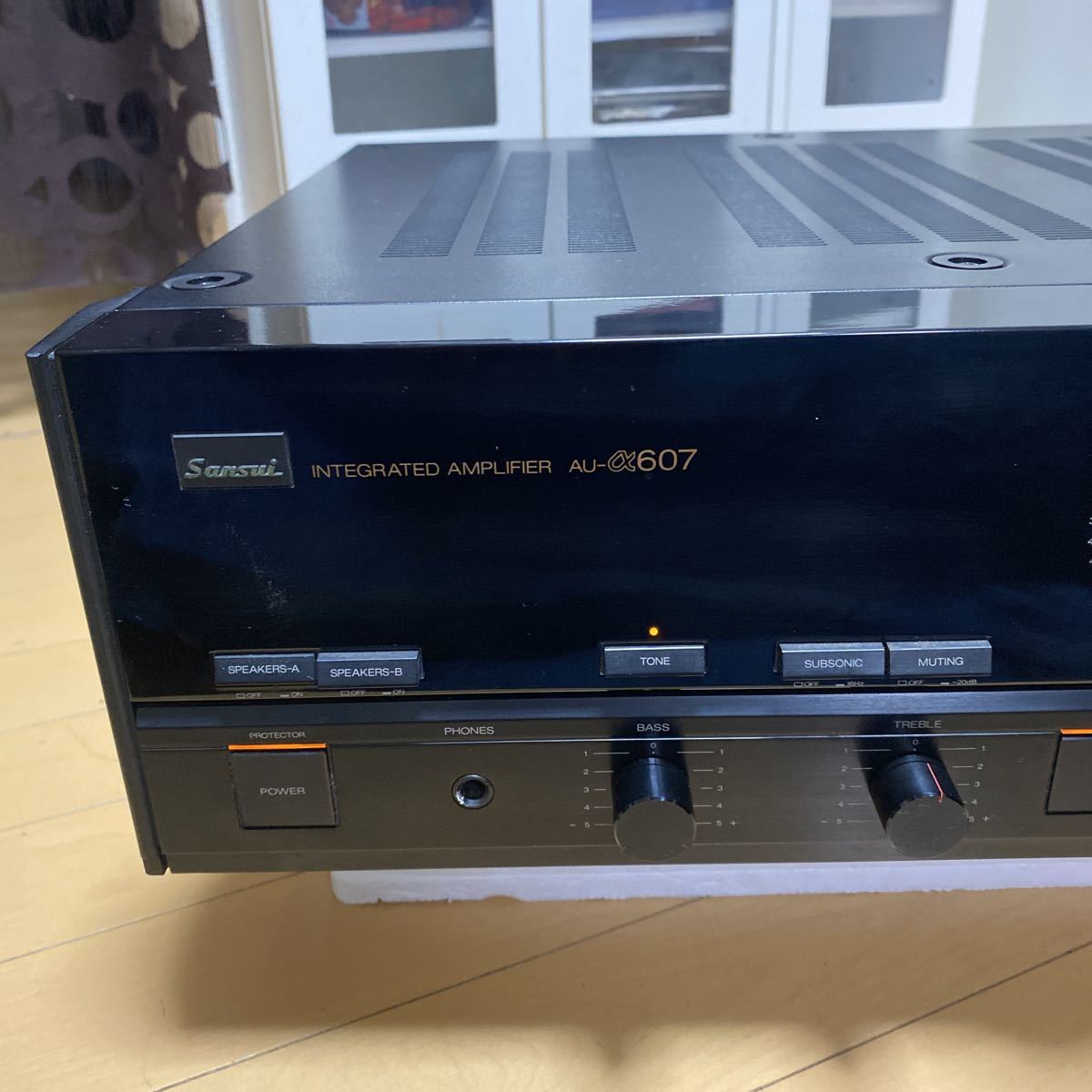 SANSUI プリメインアンプ AU-a607 動作品 SANSUI サンスイ プリメイン