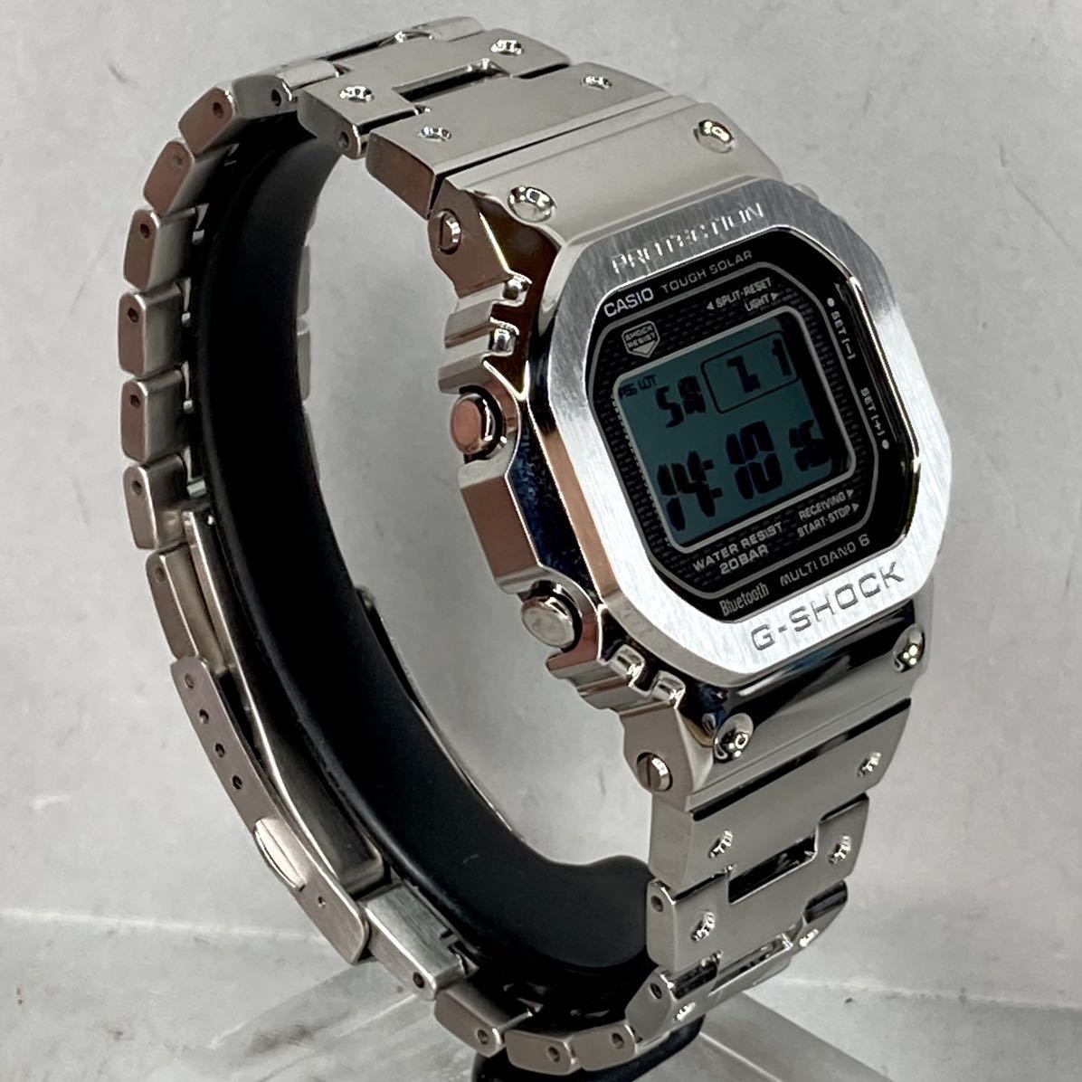 極美品 箱説タグ付G-SHOCK GMW-B5000D-1JF タフソーラー 電波受信 電波 
